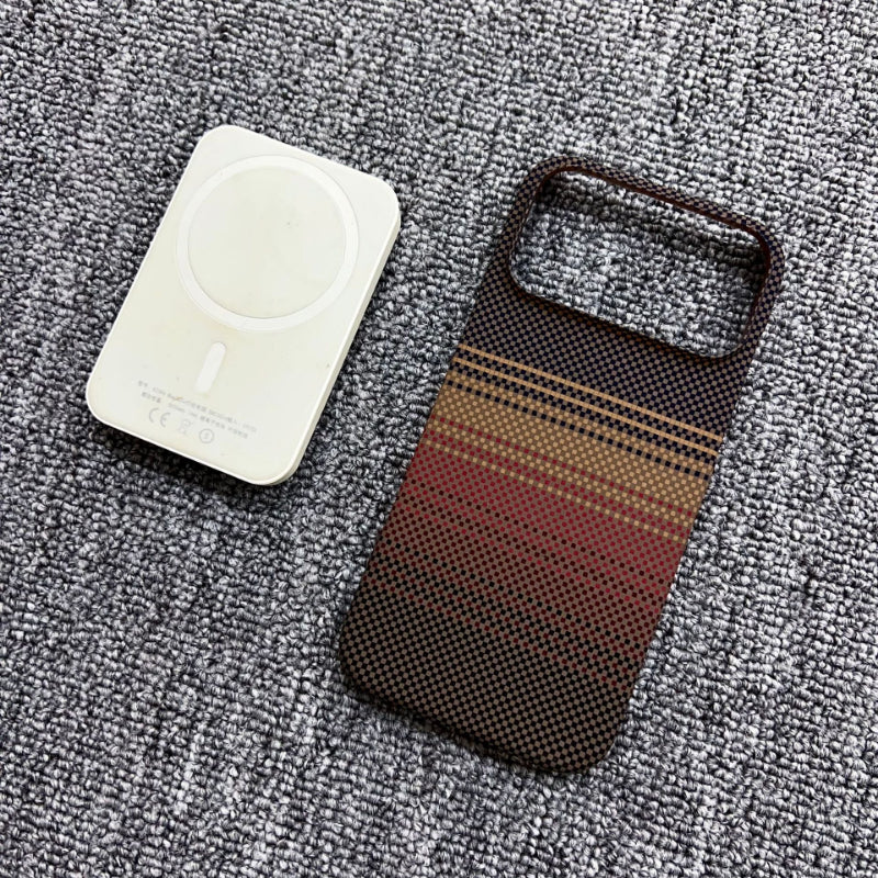 Colorful Kevlar Pattern Magnetic Phone Case for IPhone