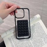 3D Suction Cup Airbag Clear Candy Shockproof Bumper Phone Case for iPhone