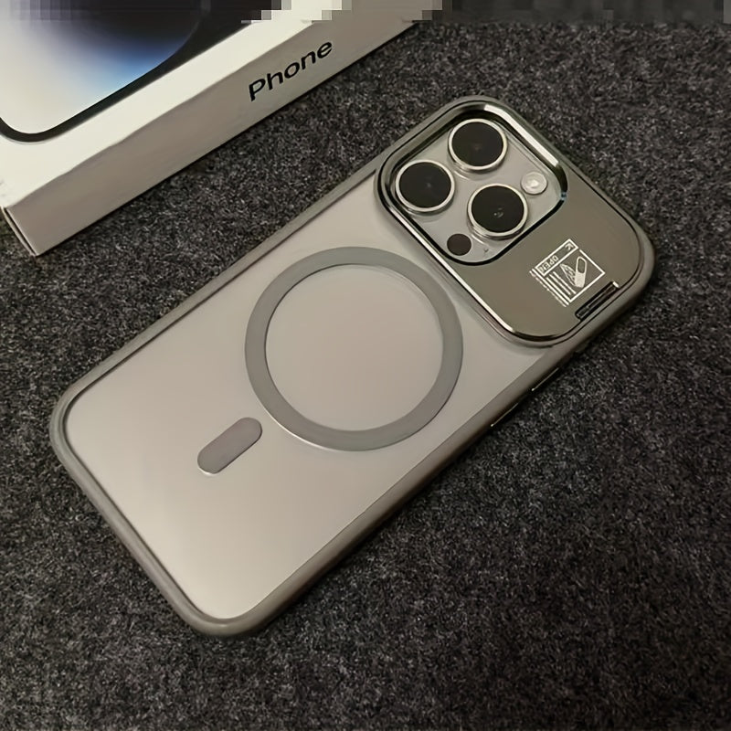 Foldable Invisible Bracket Magnetic Case For iPhone