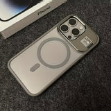 Foldable Invisible Bracket Magnetic Case For iPhone