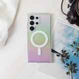 Magnetic Wireless Charging Gradient Color Case For Samsung