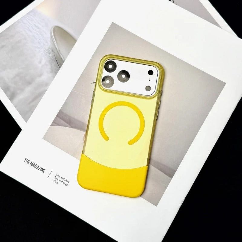 Matte Magsafe Flip Camera Protection Stand Holder Bracket Case for iPhone