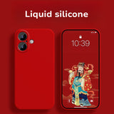 New Liquid Silicone Anti-Fingerprint Anti-Drop Skin-Friendly Phone Case for IPhone