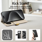 Crossbody Zipper Wallet Card Holder with a mirror Case for Samsung