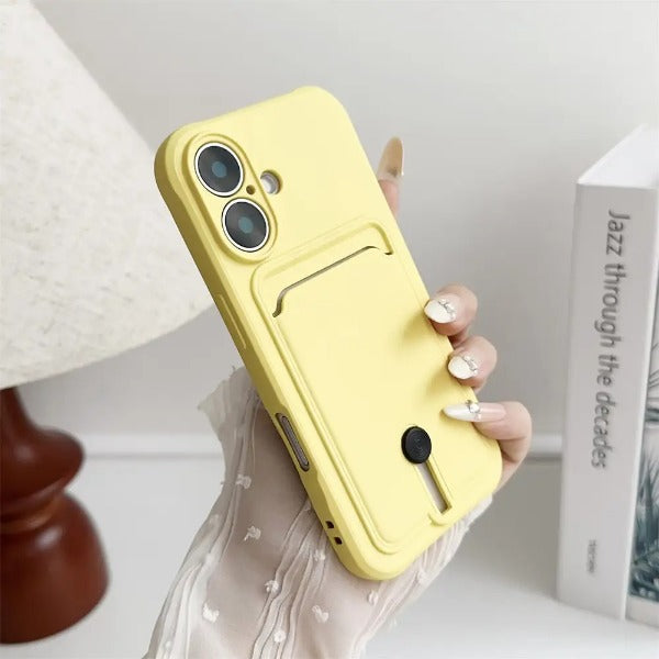 Colorful Candy Wallet TPU with Card case for iPhone