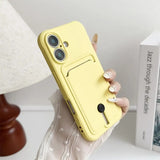 Colorful Candy Wallet TPU with Card case for iPhone