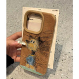 Brown Messy Puppy Faux Fur High Value Fashion Case For iPhone