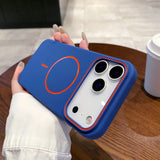 Ultrathin Simple Wireless Charging Soft Matte for Magnetic Phone Case for IPhone