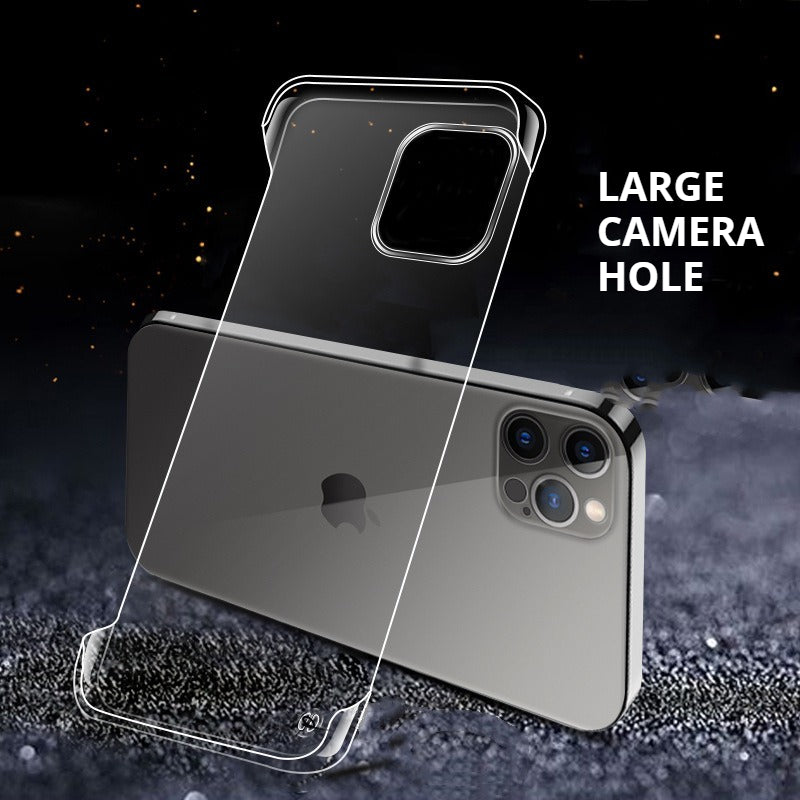 Borderless PC Transparent Mobile Phone Case for IPhone