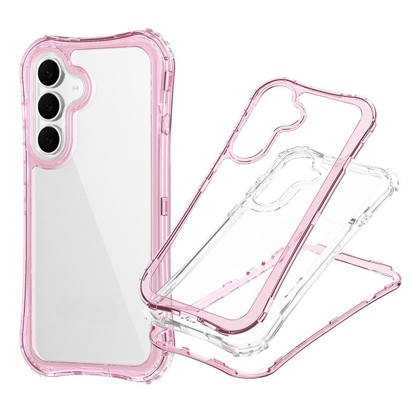 New Slim Transparent  All-Over-Coverage Thin Phone Case for Samsung