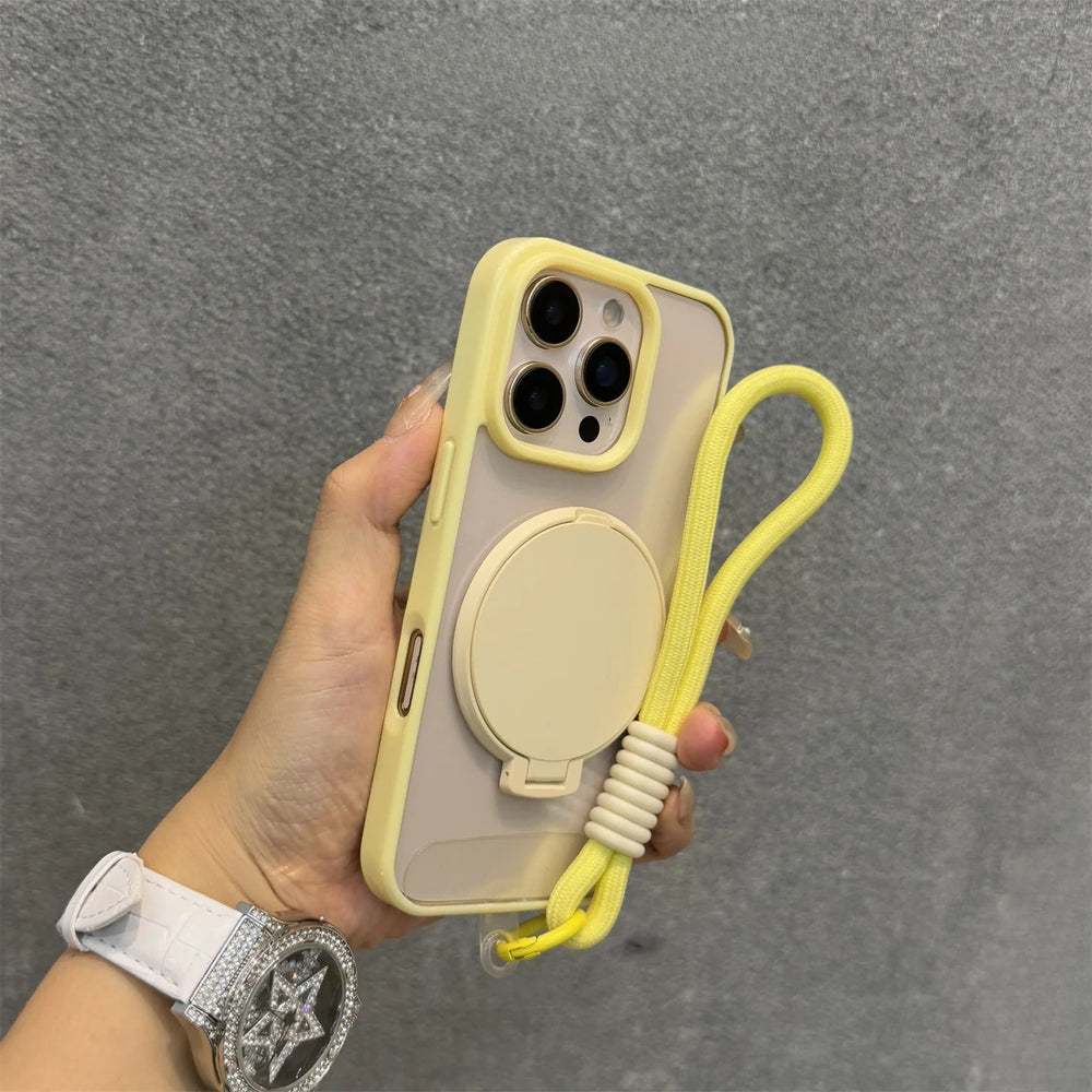 Candy Color Case Makeup Mirror Case for iPhone