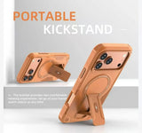 Magsafe Stand Invisible  Wireless Charging Anti-fall Case For iPhone