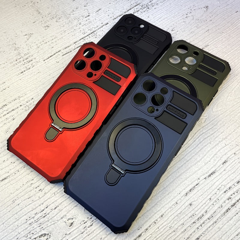Magnetic suction holderhockproof armor Magsafe Case for iPhone