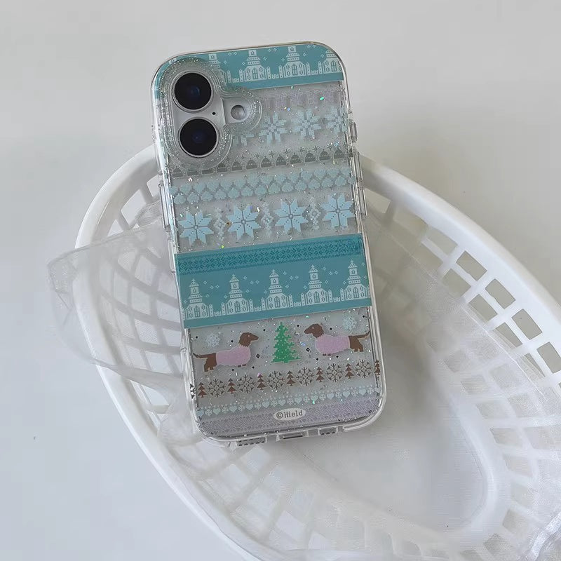 Winter atmosphere translucent case for iPhone