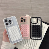 3D Suction Cup Airbag Clear Candy Shockproof Bumper Phone Case for iPhone