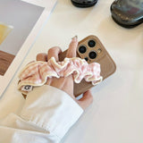 Moon Pit Pattern Wrist Strap Case for iPhone