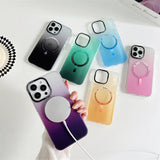 Gradient magnetic frosted Case for iPhone