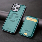 RFID Anti-theft Swipe Magnetic Faux Leather Wallet Case for iPhone