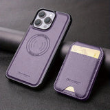 RFID Anti-theft Swipe Magnetic Faux Leather Wallet Case for iPhone
