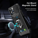 Holder Slot And a Ring Stand Case For iPhone