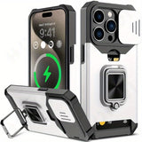 Holder Slot And a Ring Stand Case For iPhone