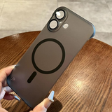 Slim Matte Magnetic Frameless Wireless Charging Case for iPhone