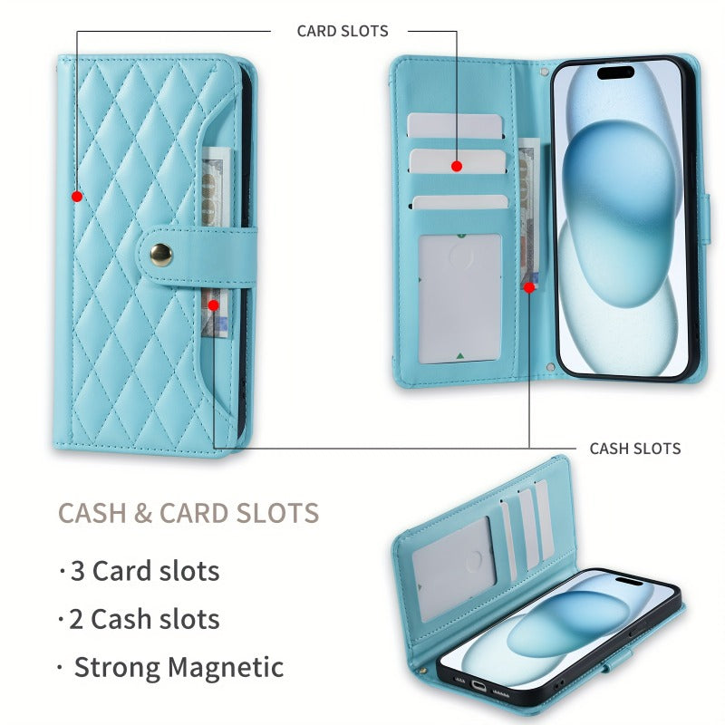 Wallet Holder Handbag Crossbody Case for iPhone