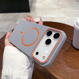 Ultrathin Simple Wireless Charging Soft Matte for Magnetic Phone Case for IPhone