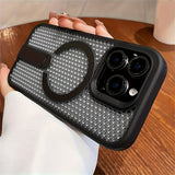 Electroplating Magsafe Magnetic Cooling Anti-fall case for iPhone