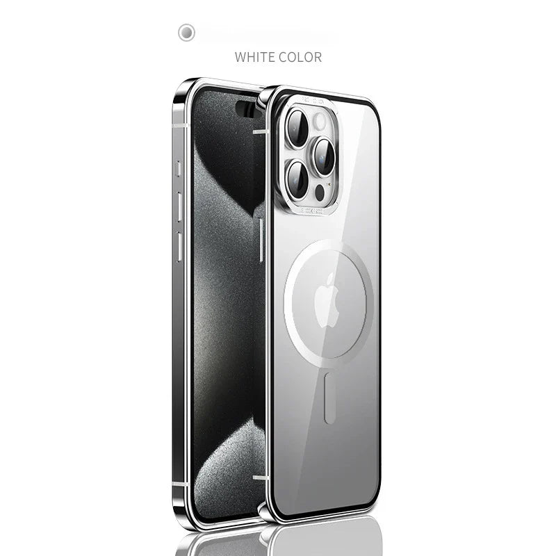 2024 Magnetic Raw titanium alloy Case For iPhone