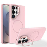 Lens Holder Magnetic Charging and Shockproof Phone Case for Samsung