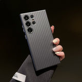 Corrugated Textured Frosted Shockproof Phone Case for Samsung