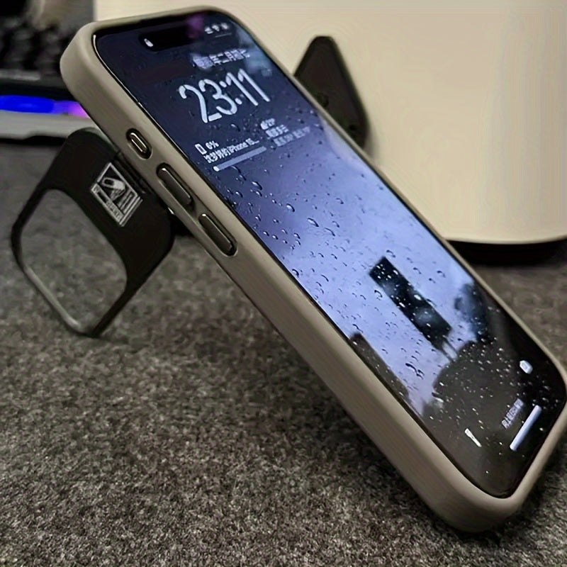 Foldable Invisible Bracket Magnetic Case For iPhone