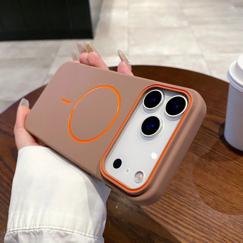 Ultrathin Simple Wireless Charging Soft Matte for Magnetic Phone Case for IPhone