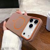 Ultrathin Simple Wireless Charging Soft Matte for Magnetic Phone Case for IPhone