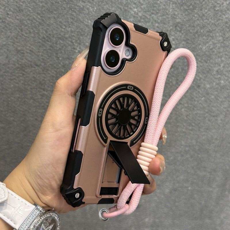 Electroplating Magnetic Gyroscope Holder Wristband  Case for iPhone