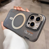 Luxury Wireless Charging Shockproof Back Case for iPhone