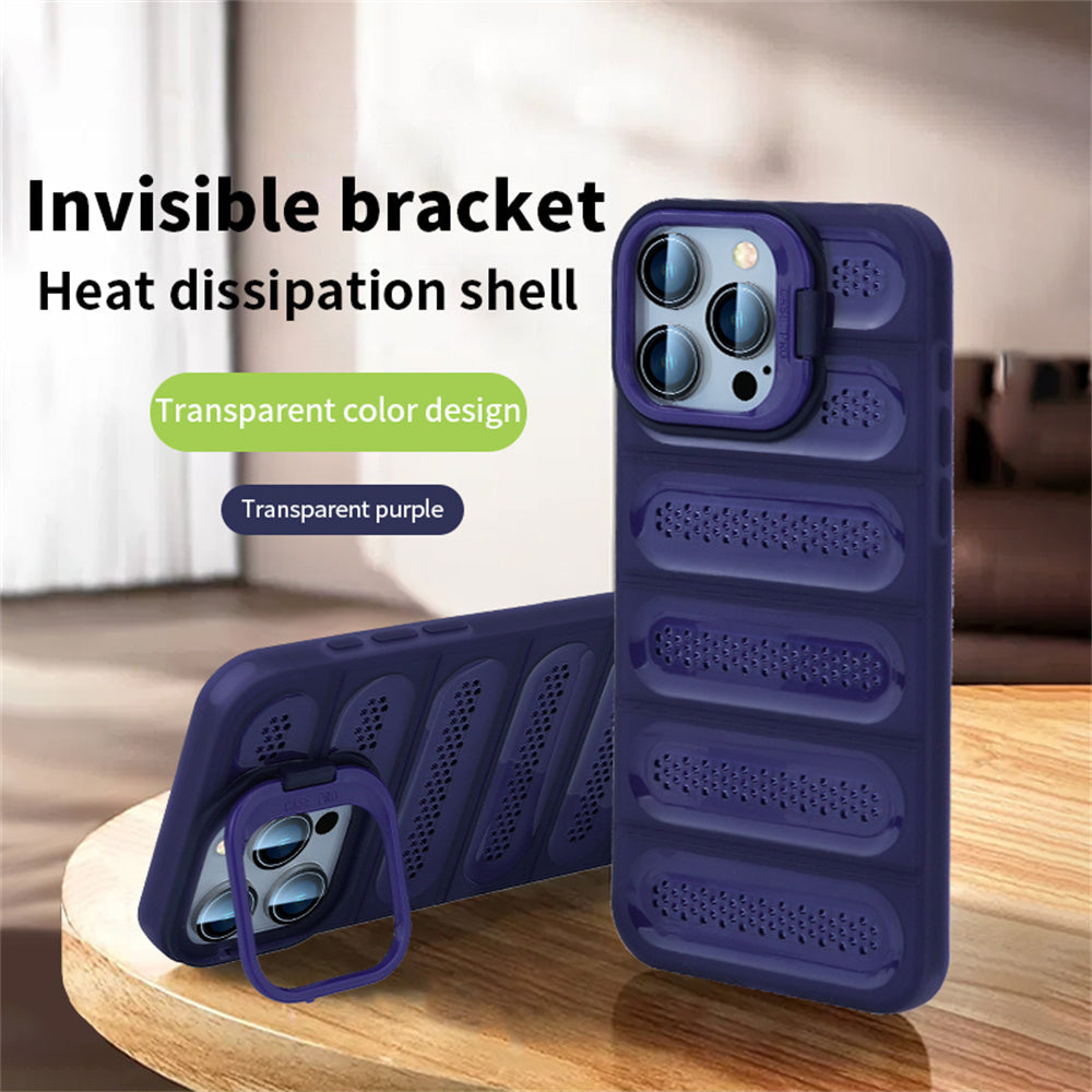 Invisible bracket coolingprotective case a Case for iPhone