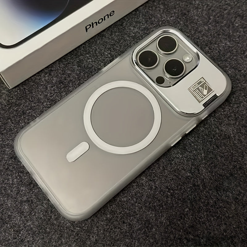 Foldable Invisible Bracket Magnetic Case For iPhone