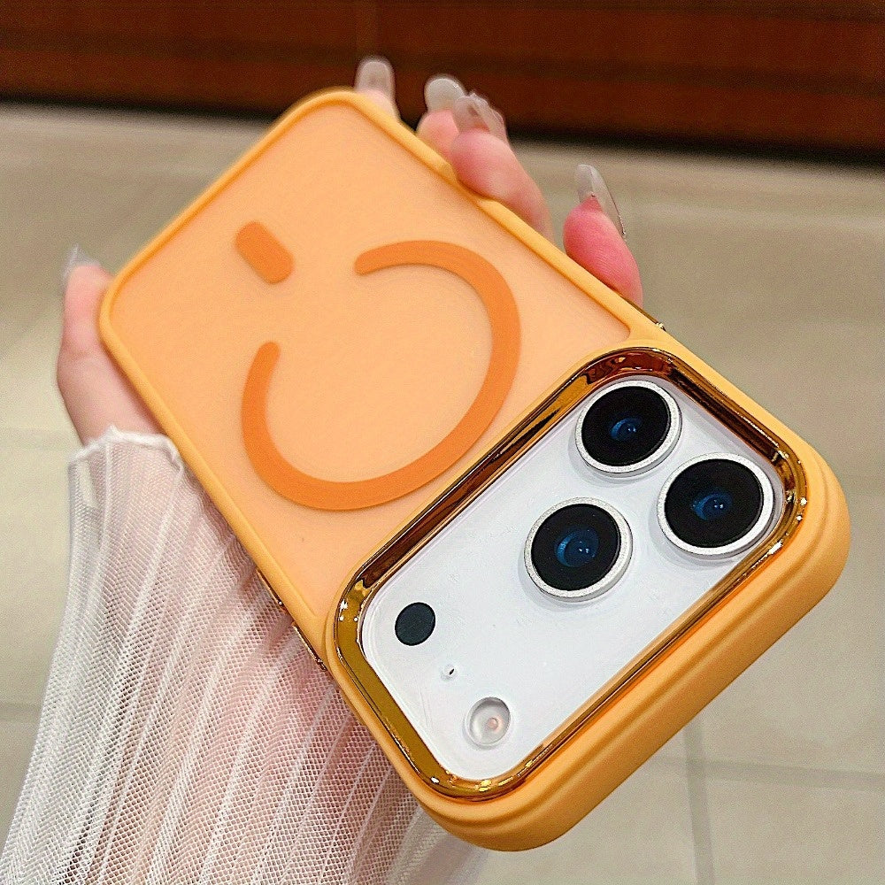 Magnetic Wireless Charging Matte Shock Camera Case for iPhone