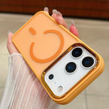 Magnetic Wireless Charging Matte Shock Camera Case for iPhone