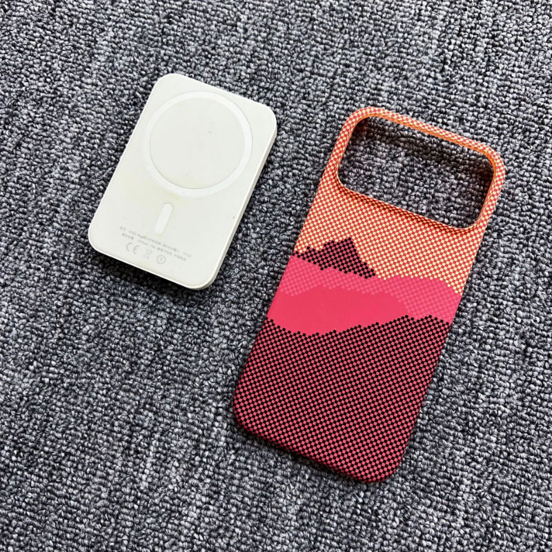 Colorful Kevlar Pattern Magnetic Phone Case for IPhone