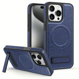 Leather Case with Hidden Stand Case for iPhone
