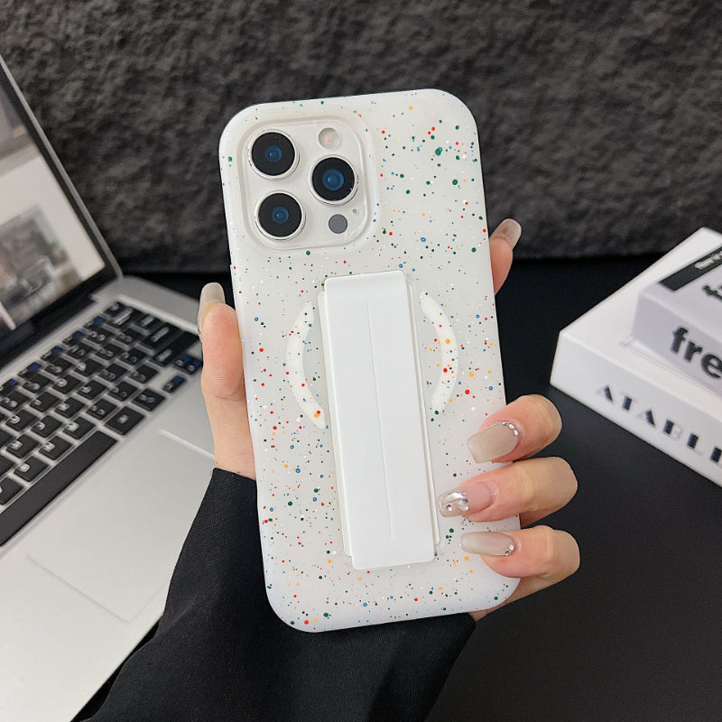New Glitter Magnetic Phone Case with Wrist Strap for IPhone