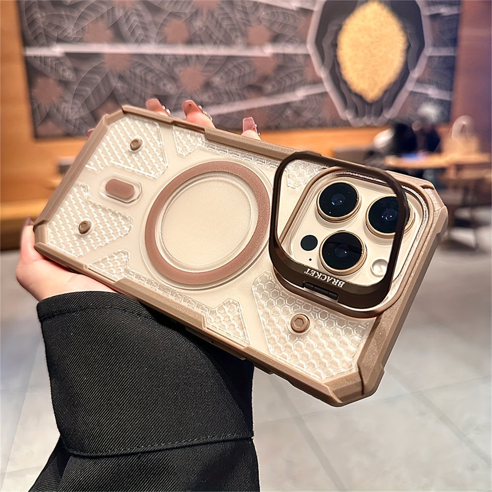 Magsafe Magnetic Wireless Charging  Camera Lens Holder Case for iPhone