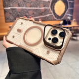 Magsafe Magnetic Wireless Charging  Camera Lens Holder Case for iPhone