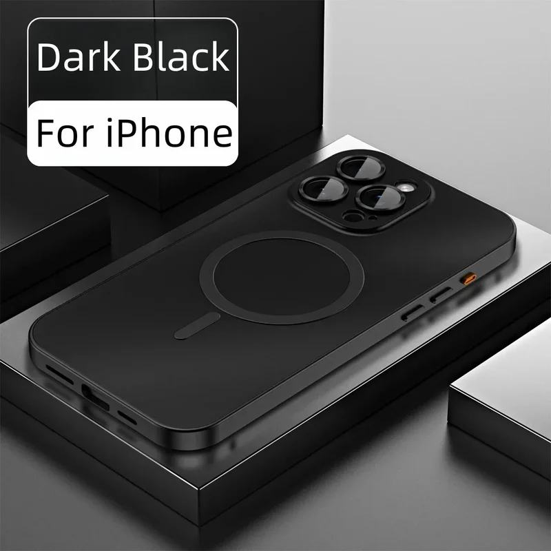 Aluminum Metal Frame Magnetic Case For iPhone