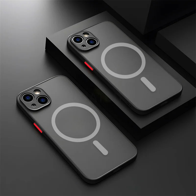 Magnetic Wireless Charging Soft P Case For iPhone