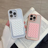 3D Suction Cup Airbag Clear Candy Shockproof Bumper Phone Case for iPhone