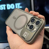 Foldable Invisible Bracket Magnetic Case For iPhone